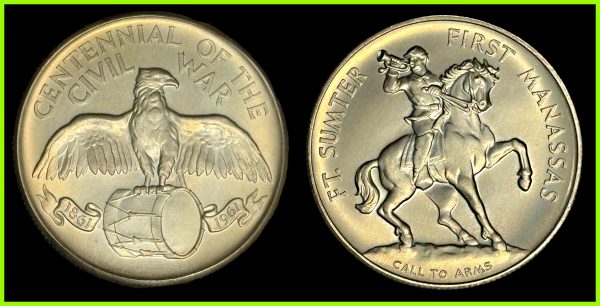 USA co-called dollar 1960 Civil War
