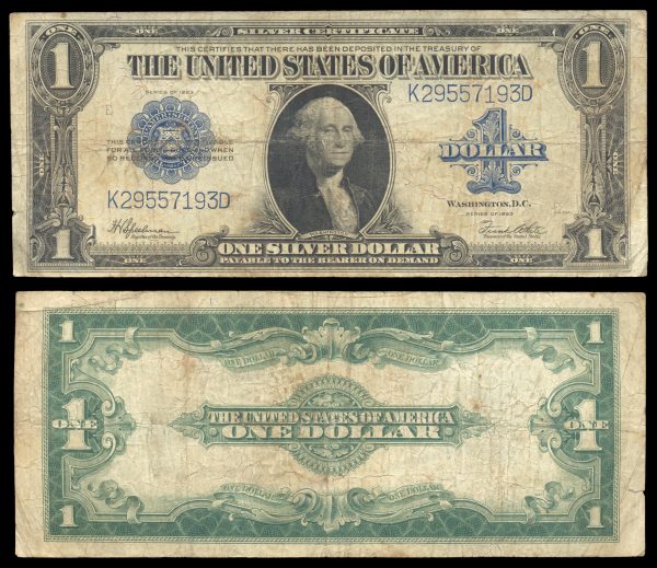 USA Silver Certificate 1 dollar 1923