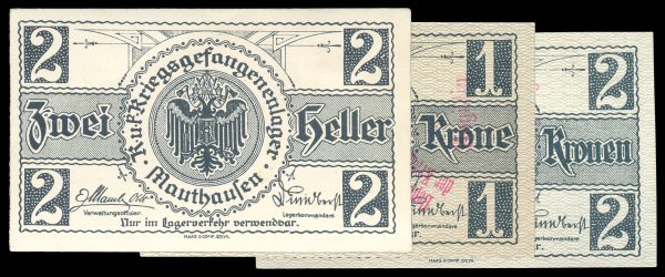 AUSTRIA MAUTHAUSEN Prisoner of War camp set World War I