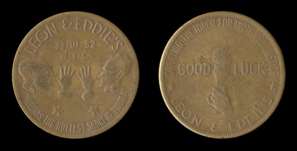 Leon and Eddie's Club Good Luck token