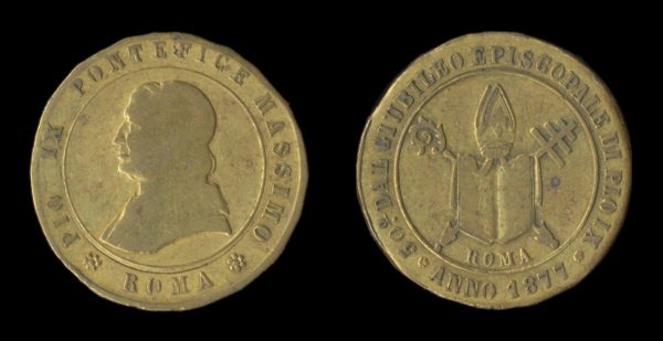Papal States jeton 1877