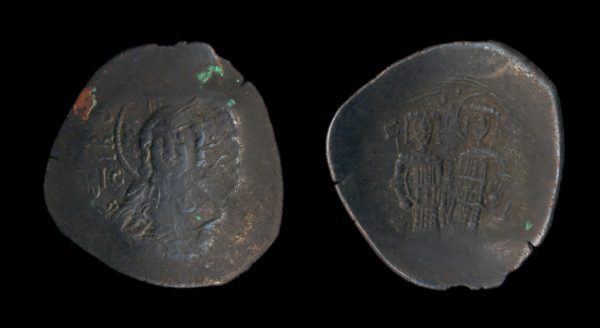 BYZANTINE Alexius III 1195-1203 AD scyphate aspron trachy