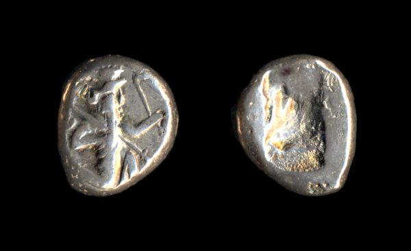 LYDIA ACHAEMENID circa 486-450 BC siglos bow and spear
