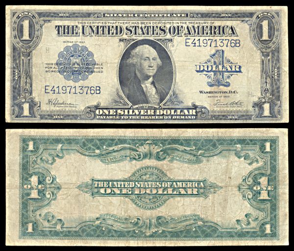 USA Silver Certificate 1 dollar 1923