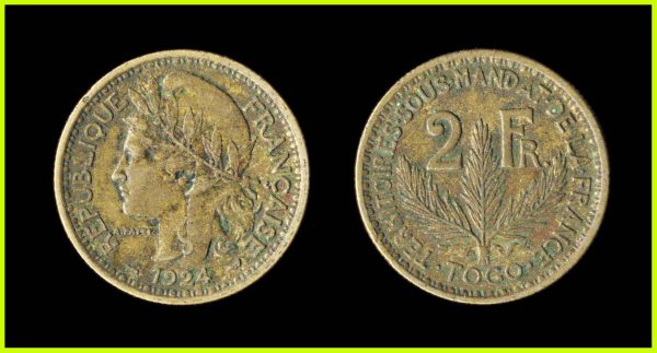 TOGO 2 francs 1924