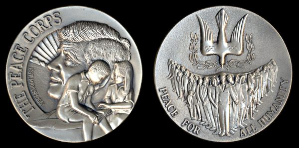 USA silver Peace Corps medal (1971)