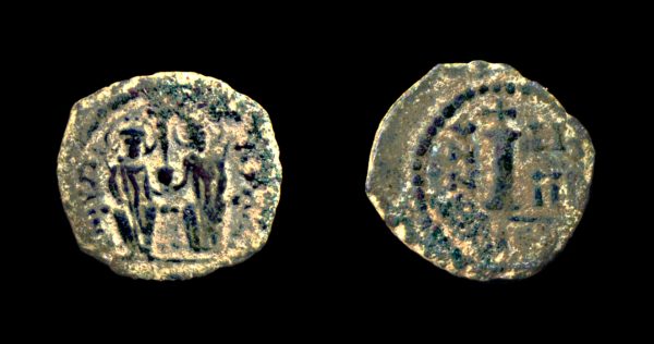 BYZANTINE Justin II decanummium year 5 (569 AD) Antioch