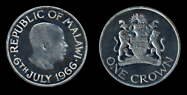 MALAWI crown 1966