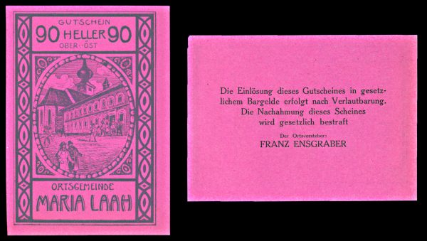 AUSTRIA MARIA-LAAH 90 heller no date