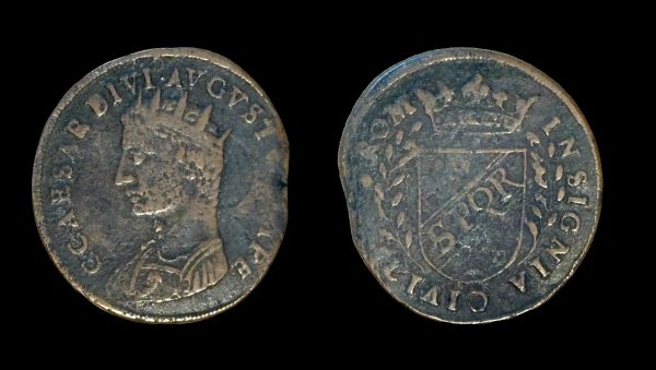 GERMANY CAESAR DIVI AVGVSTVS jeton (mid-16th century)