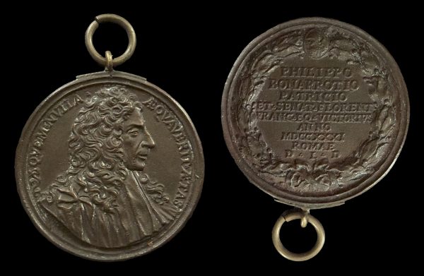 ITALY bronze medal for a descendant of Michelangelo 1731