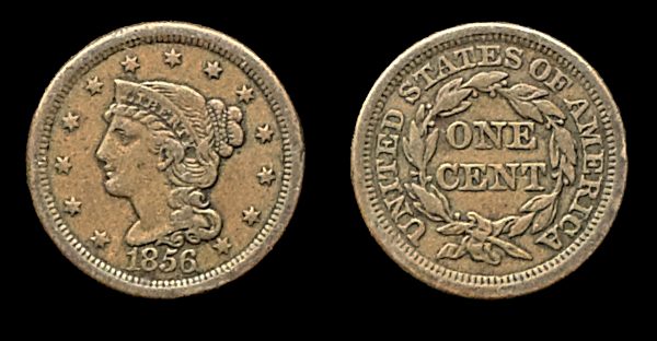 USA large cent 1856