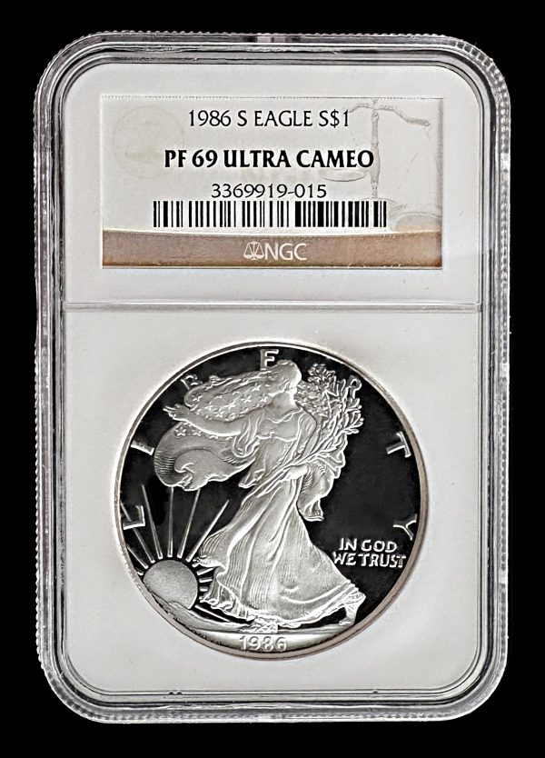 USA silver eagle 1986 S NGC PF69 ULTRA CAMEO