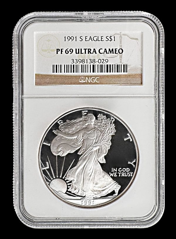 USA silver eagle 1991 S NGC PF69 ULTRA CAMEO