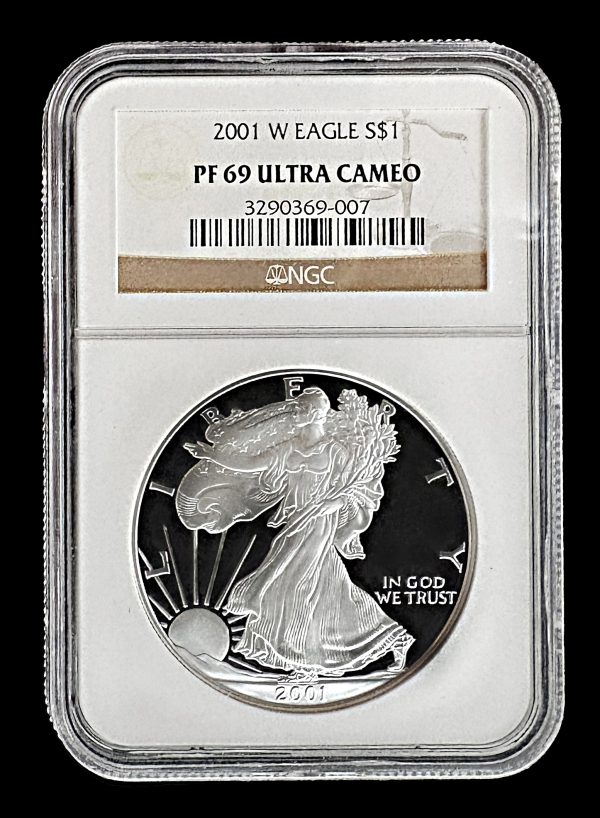 USA silver eagle 2001 W NGC PF69 ULTRA CAMEO